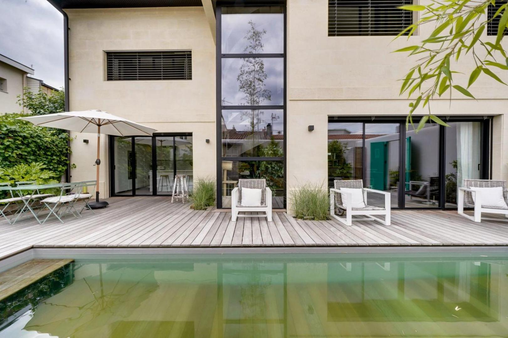 Spacious Bordeaux Family Home With Swimming Pool Exteriör bild